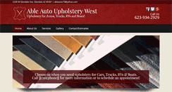 Desktop Screenshot of ableupholstery.com